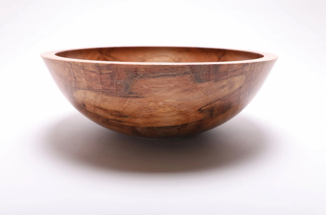 Huge Hickory Becomes Beautiful Salad Bowls