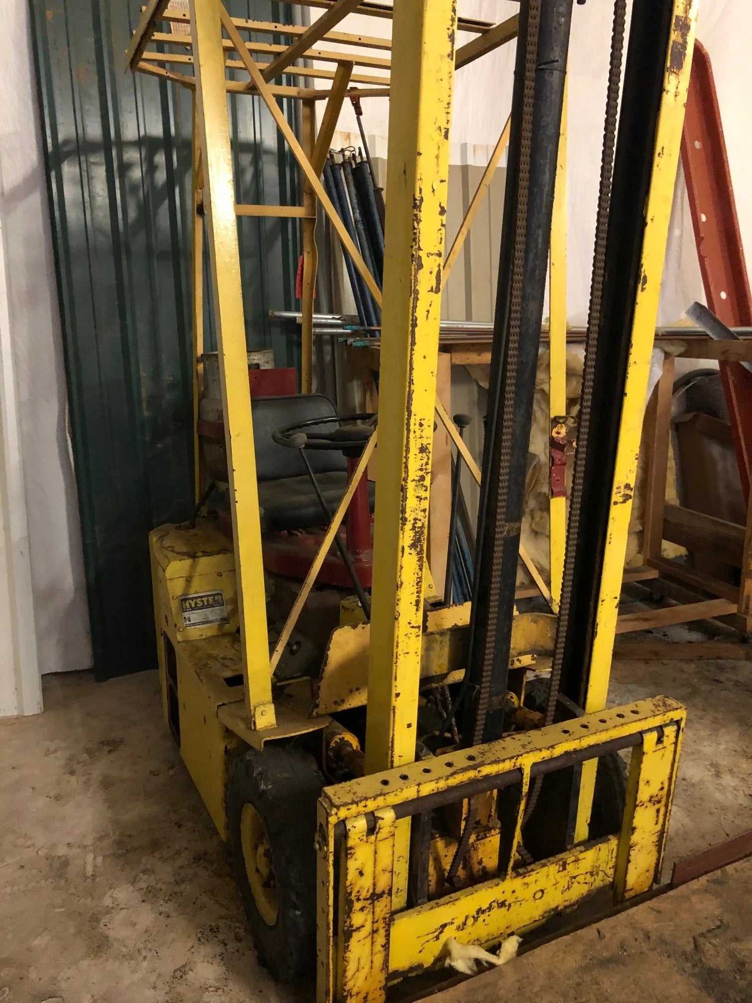 Very Old Forklift Finds a New Home