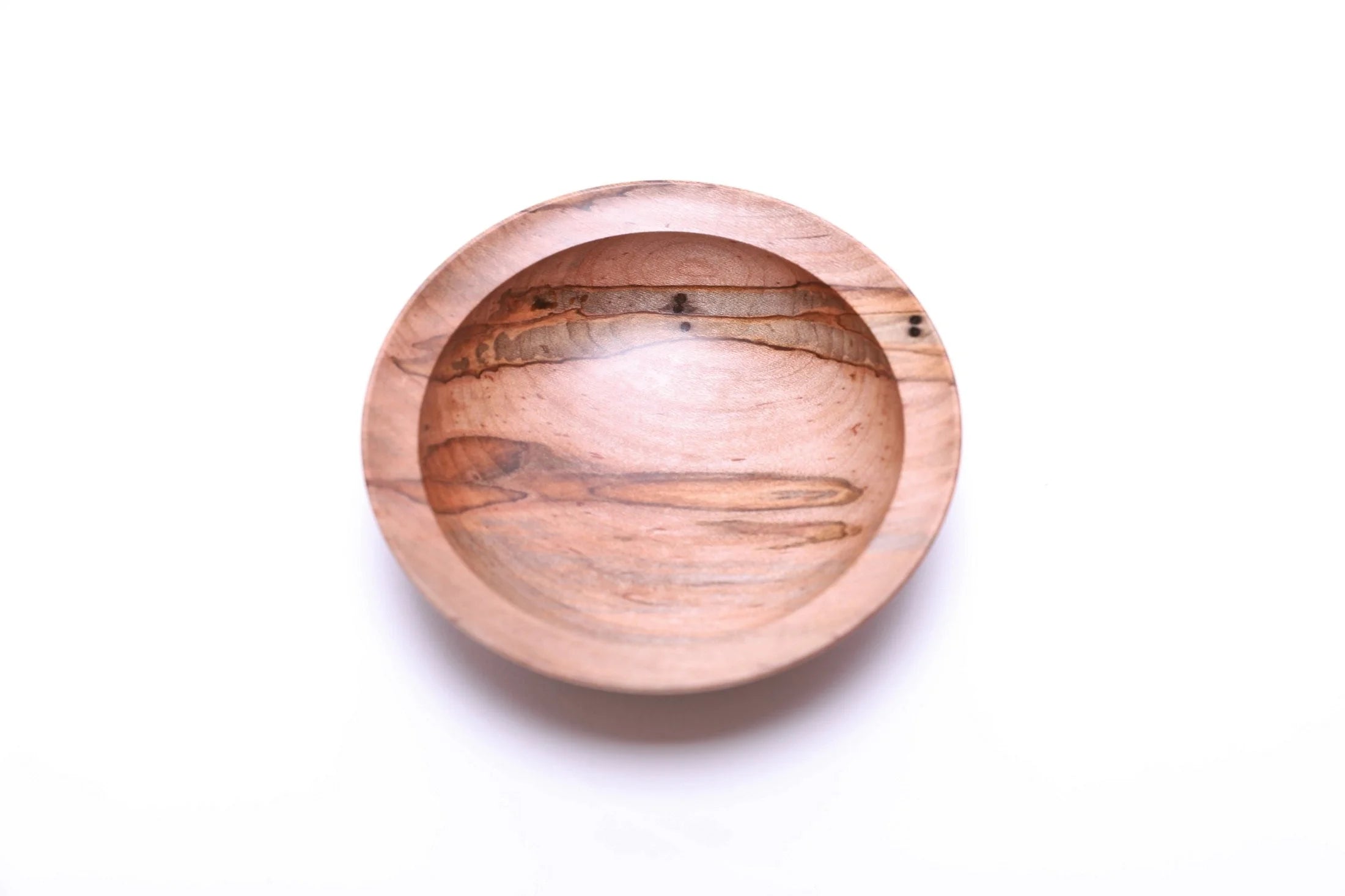 #2659 Small Ambrosia Maple Wooden Bowl  (4 3/8" x 1 3/8")