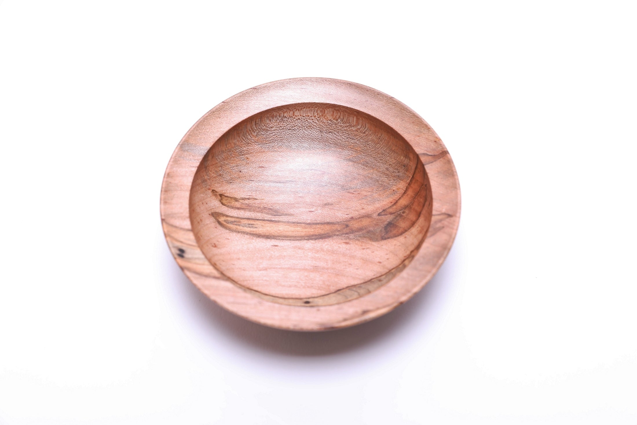 #2659 Small Ambrosia Maple Wooden Bowl  (4 3/8" x 1 3/8")