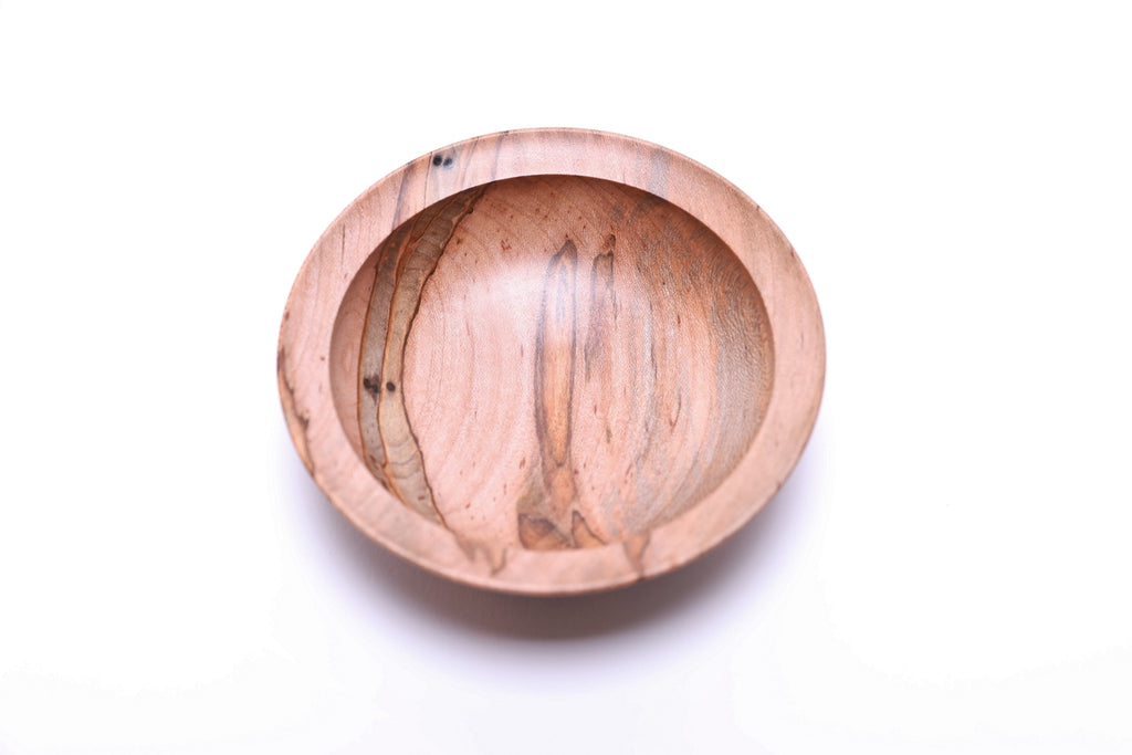 #2659 Small Ambrosia Maple Wooden Bowl  (4 3/8" x 1 3/8")