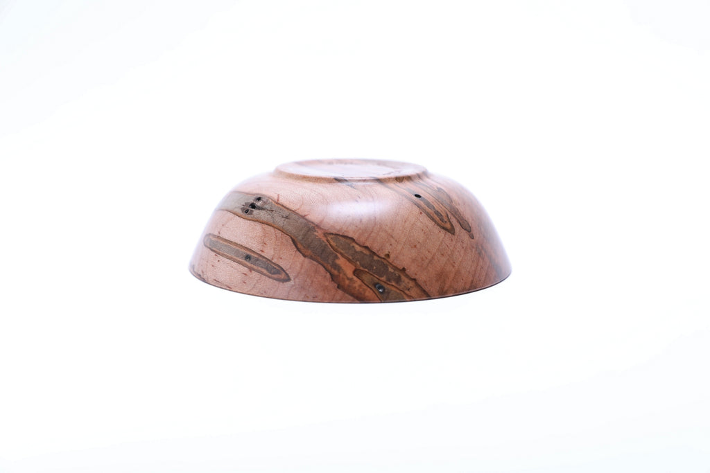 #2659 Small Ambrosia Maple Wooden Bowl  (4 3/8" x 1 3/8")