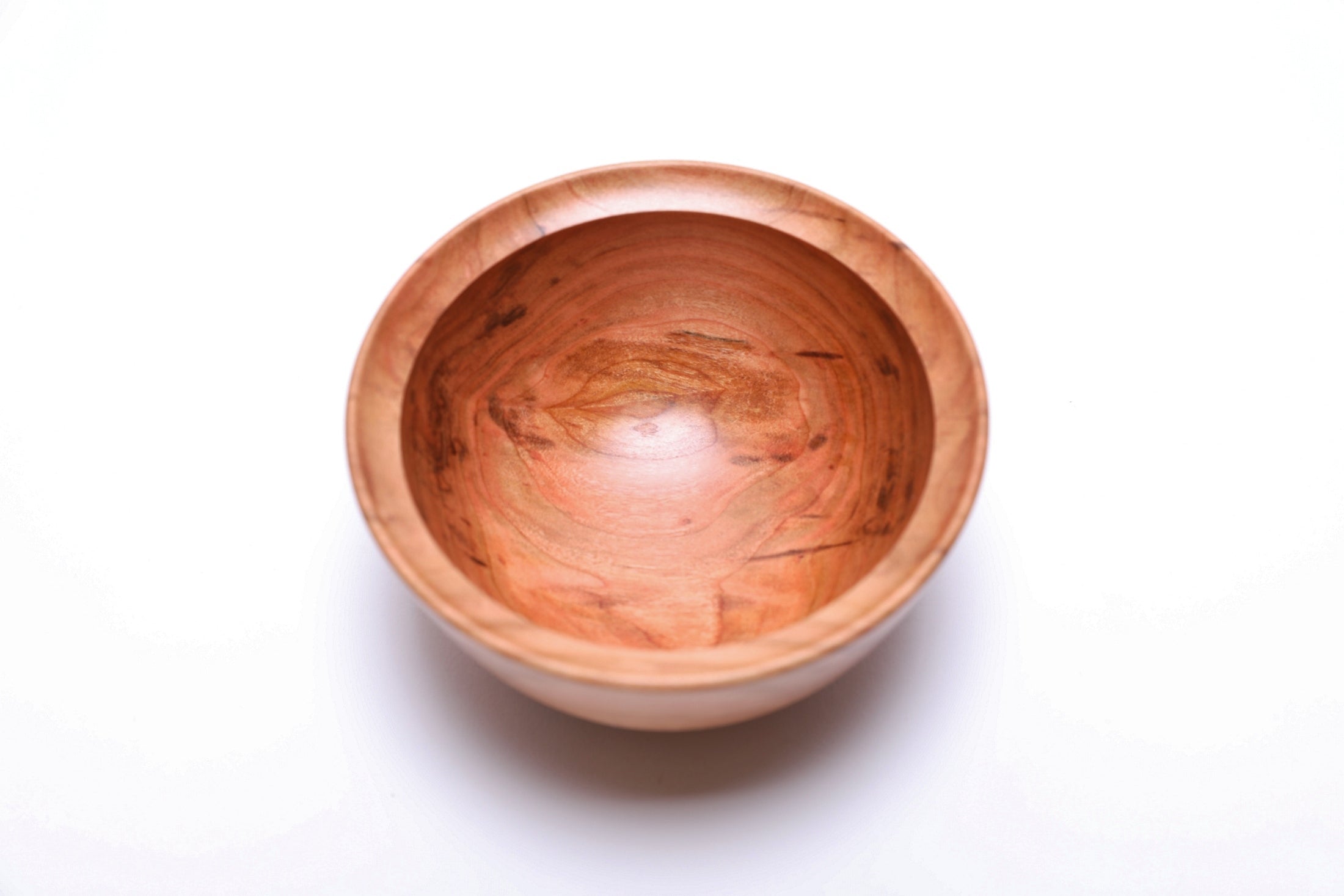 #2661 Small Wild Black Cherry Burl Wooden Bowl (4 3/4" x 2 3/8")