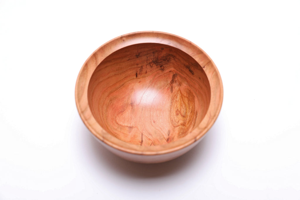 #2661 Small Wild Black Cherry Burl Wooden Bowl (4 3/4" x 2 3/8")