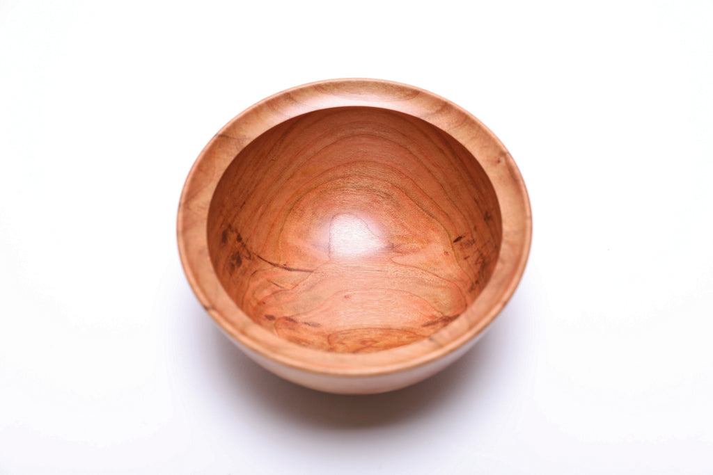 #2661 Small Wild Black Cherry Burl Wooden Bowl (4 3/4" x 2 3/8")