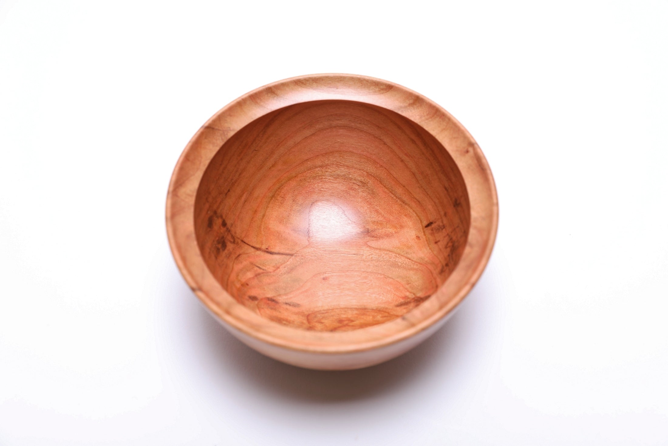 #2661 Small Wild Black Cherry Burl Wooden Bowl (4 3/4" x 2 3/8")