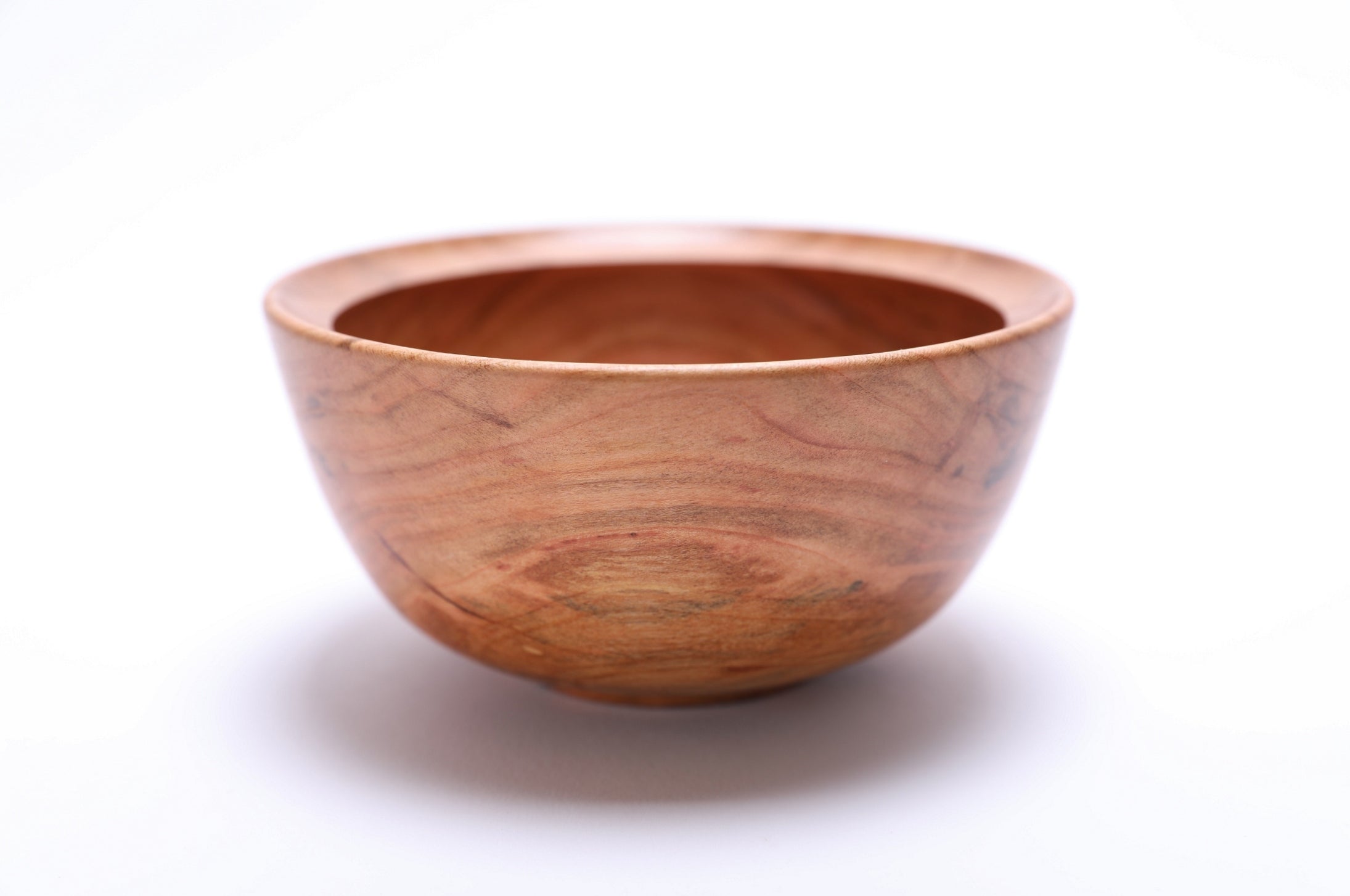 #2661 Small Wild Black Cherry Burl Wooden Bowl (4 3/4" x 2 3/8")