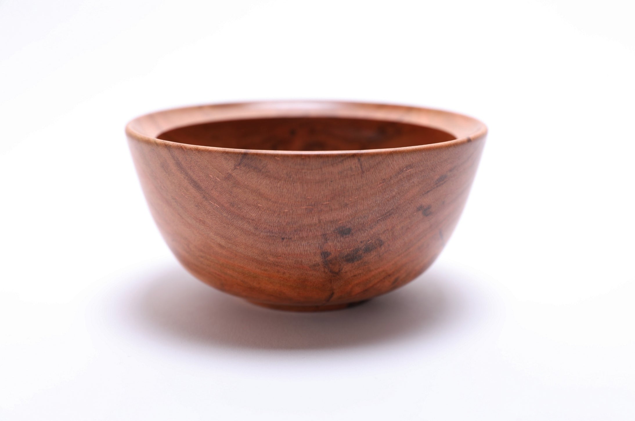 #2661 Small Wild Black Cherry Burl Wooden Bowl (4 3/4" x 2 3/8")