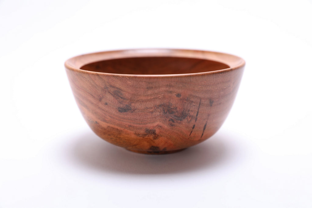 #2661 Small Wild Black Cherry Burl Wooden Bowl (4 3/4" x 2 3/8")