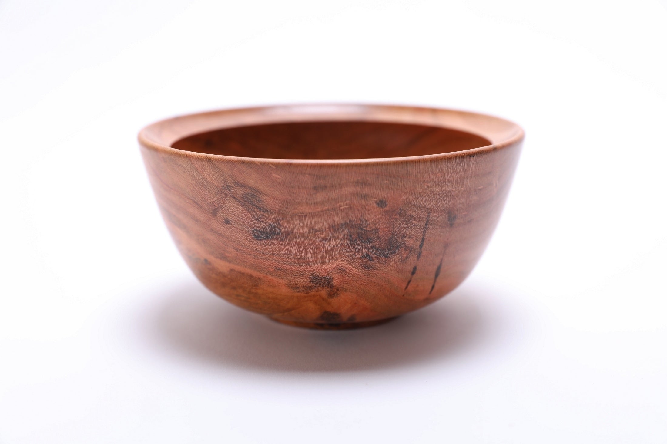 #2661 Small Wild Black Cherry Burl Wooden Bowl (4 3/4" x 2 3/8")