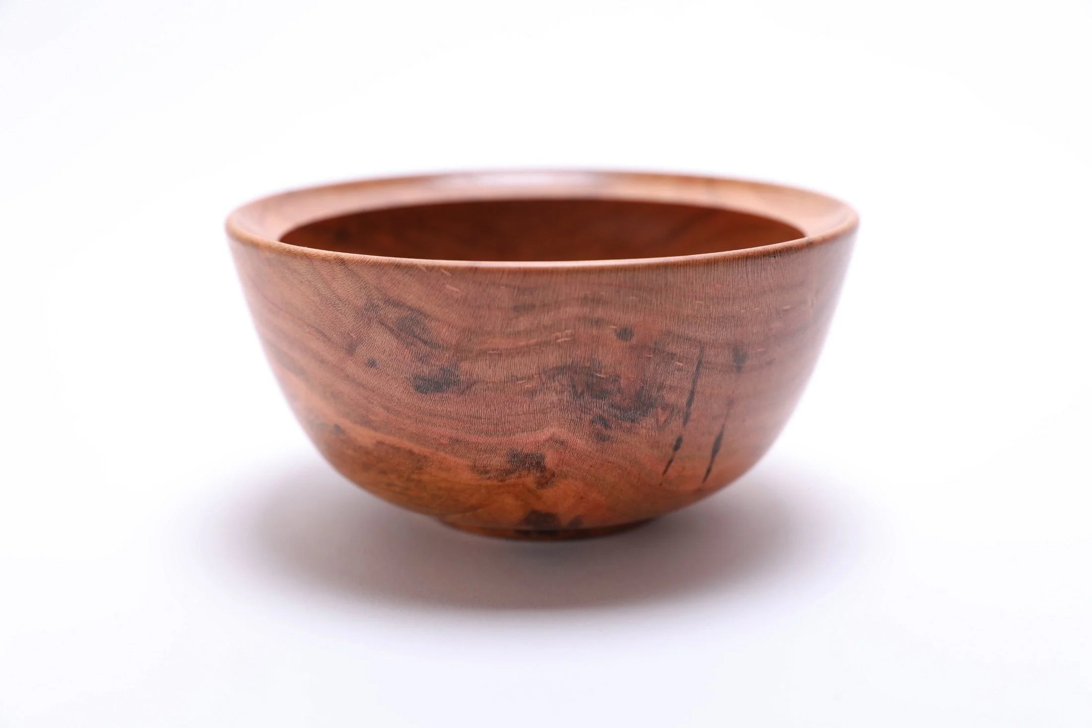 #2661 Small Wild Black Cherry Burl Wooden Bowl (4 3/4" x 2 3/8")