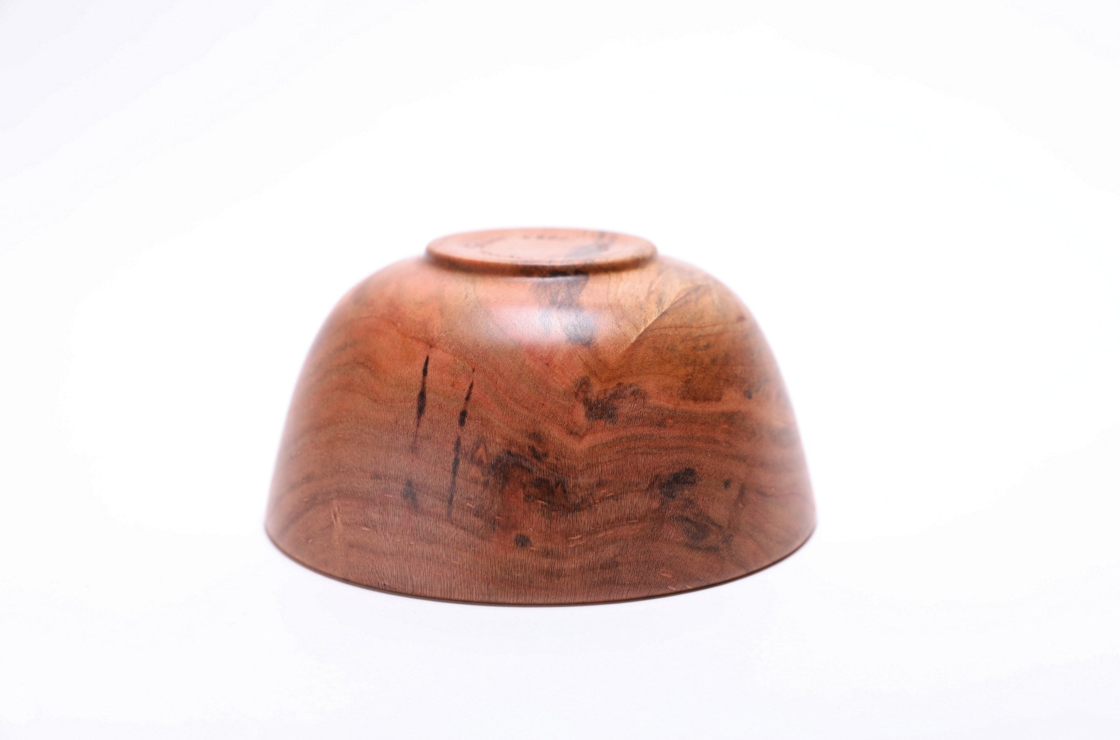 #2661 Small Wild Black Cherry Burl Wooden Bowl (4 3/4" x 2 3/8")