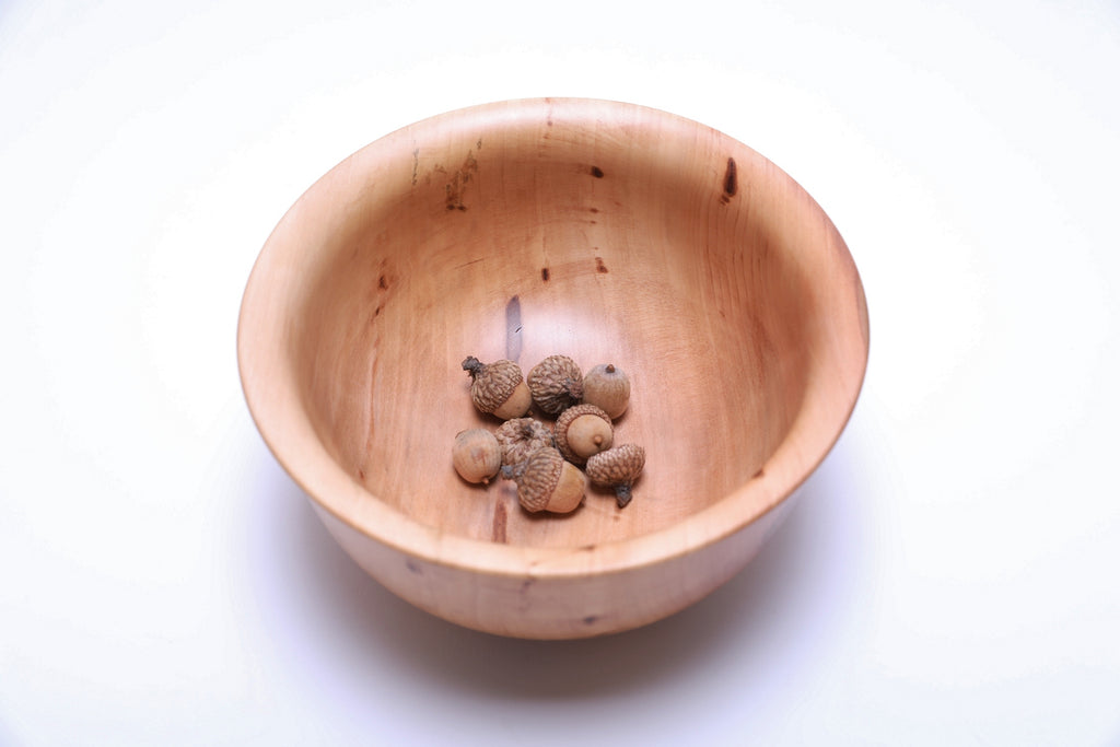 #2663 Sweet Gum Bell Shaped Wooden Bowl  (8 1/8" x 3 3/4")