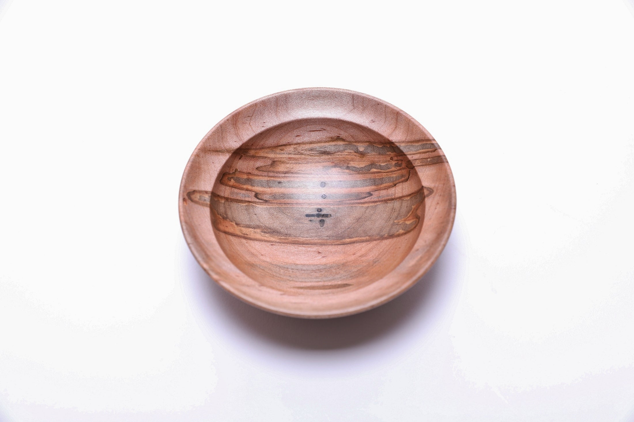 #2667 Small Ambrosia Maple Wooden Ring Dish  (4 3/8" x 1 3/8")