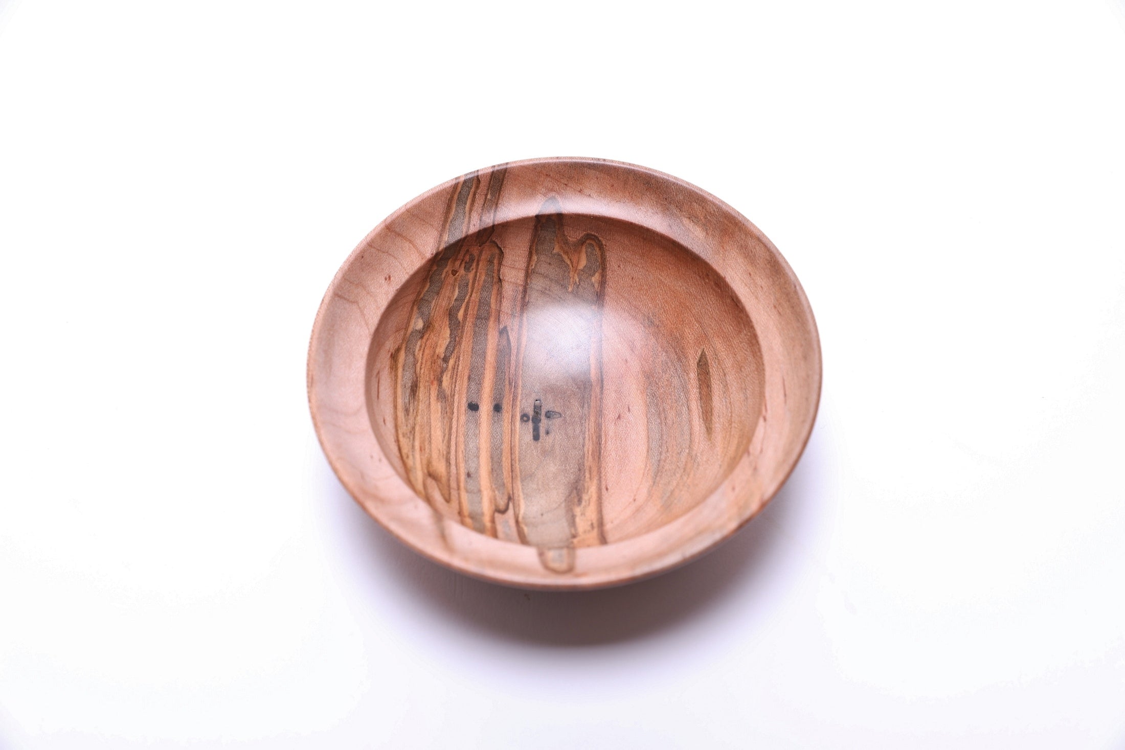 #2667 Small Ambrosia Maple Wooden Ring Dish  (4 3/8" x 1 3/8")