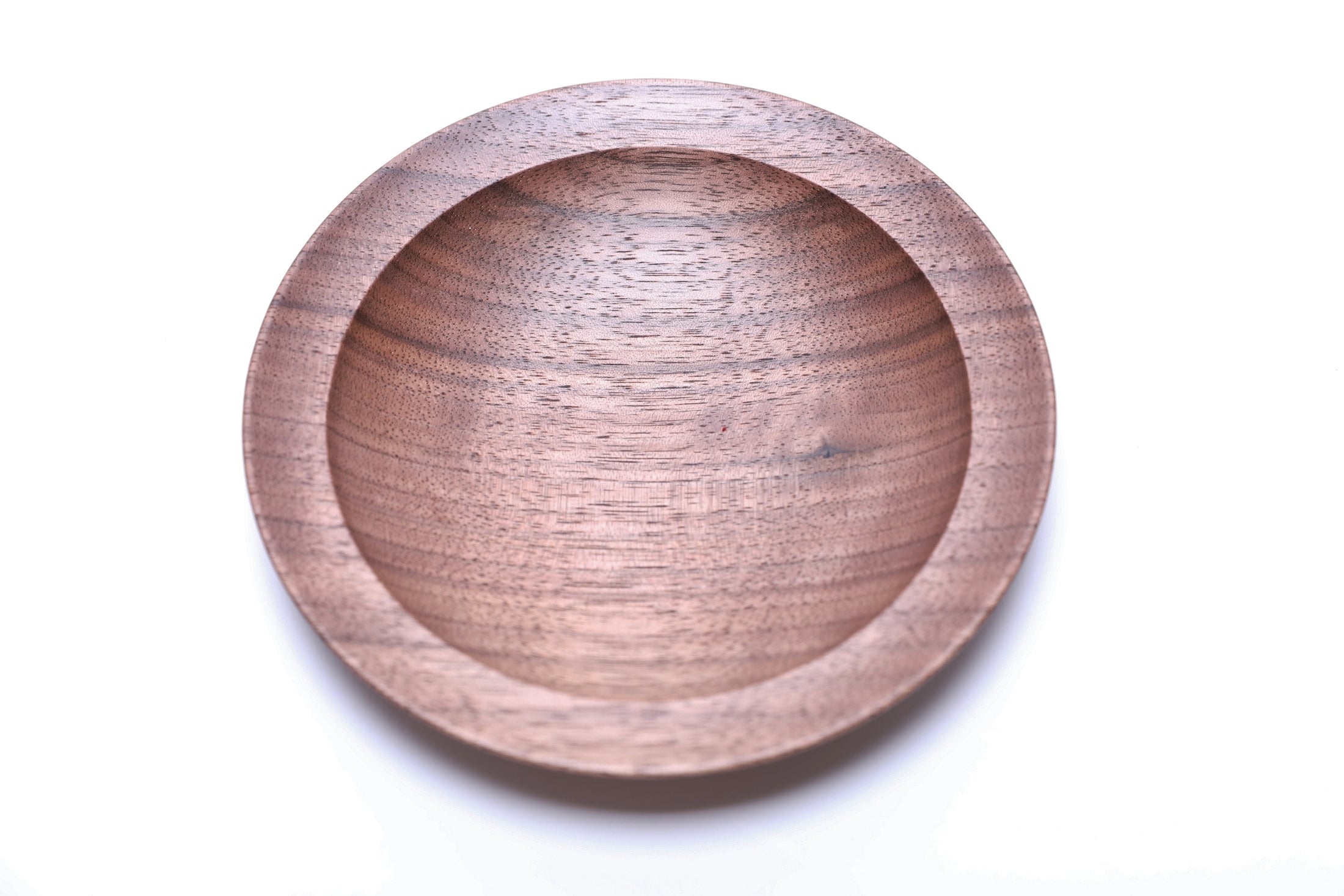 #2669 Quartersawn Wild Black Walnut Wooden Ring Dish  (5 5/8" x 7/8")