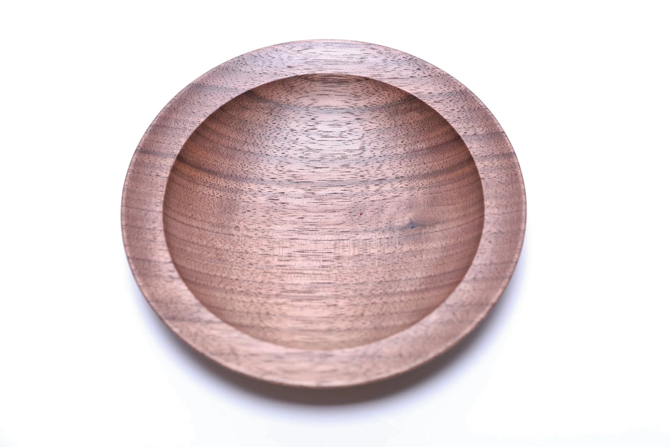 #2669 Quartersawn Wild Black Walnut Wooden Ring Dish  (5 5/8" x 7/8")