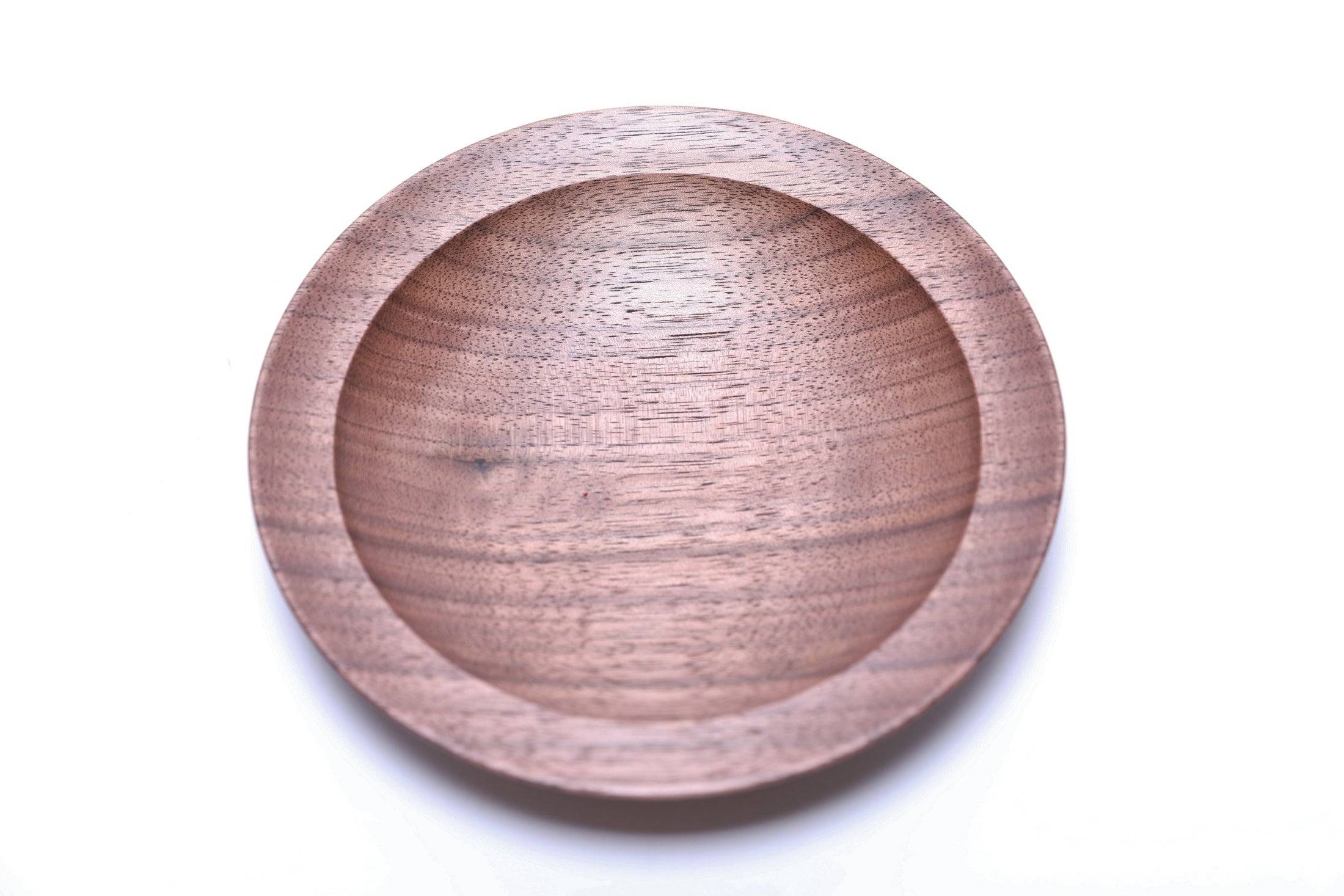 #2669 Quartersawn Wild Black Walnut Wooden Ring Dish  (5 5/8" x 7/8")