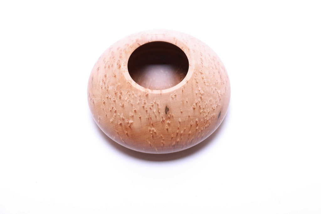 #2674 Birdseye Maple Wooden Hollow Form  (5 1/2" x 2 3/8")