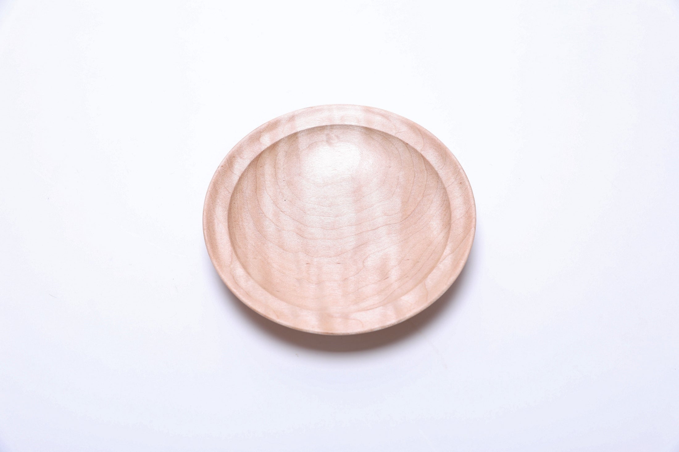 #2676 Tiger Sugar Maple Wooden Ring Dish  (5 3/8" x 1")
