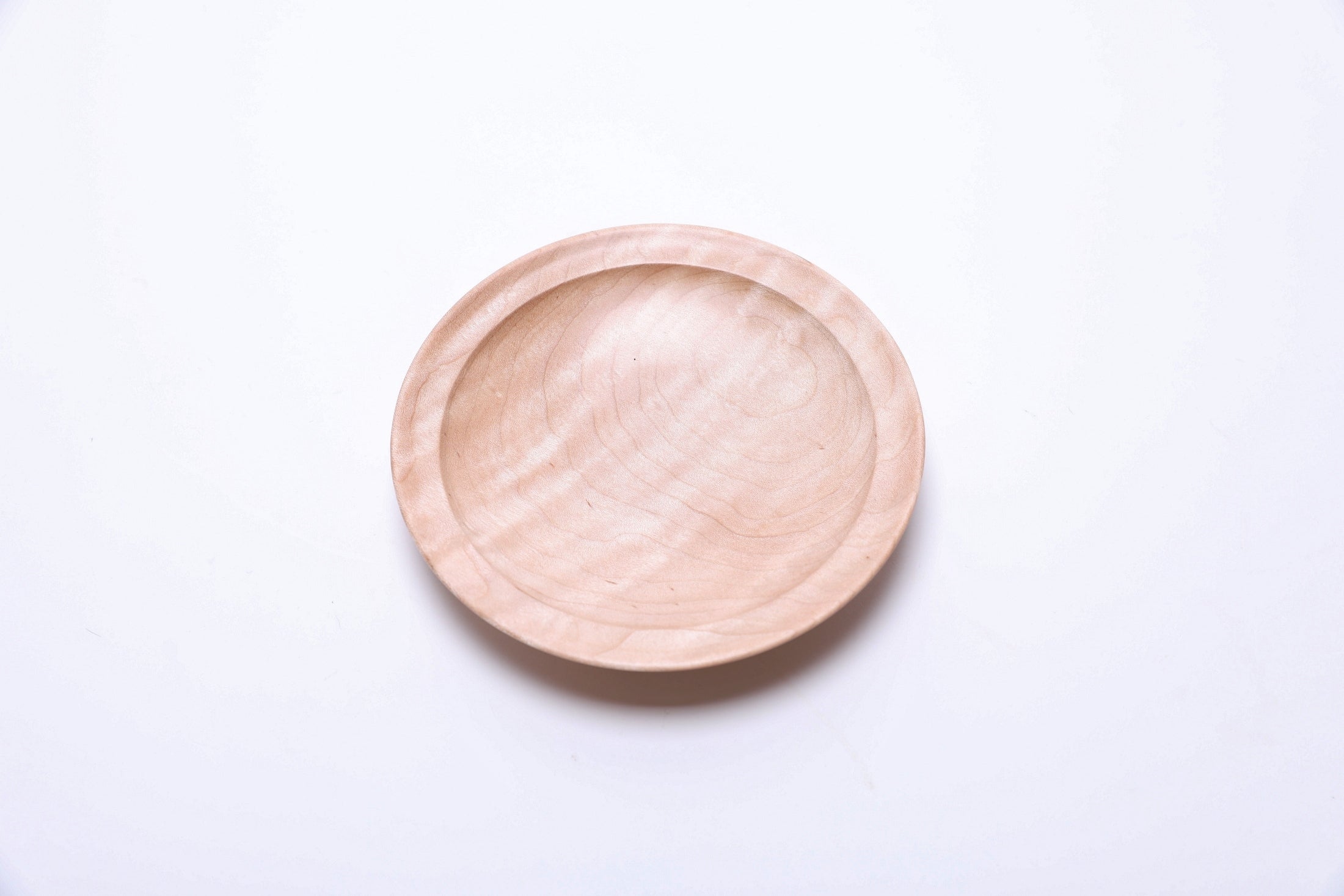 #2676 Tiger Sugar Maple Wooden Ring Dish  (5 3/8" x 1")