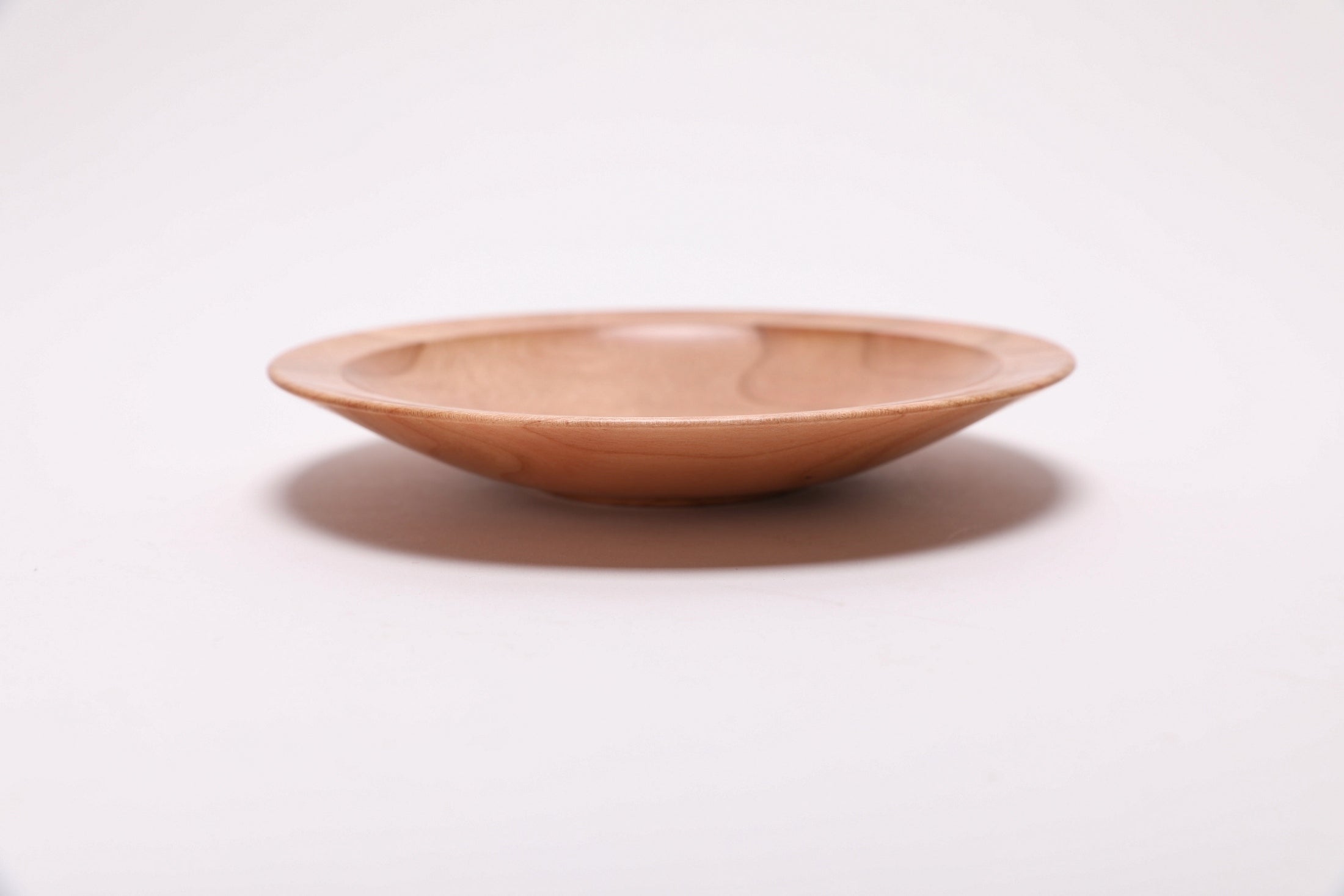 #2678 Curly Black Cherry Wooden Ring Dish  (6" x 1")