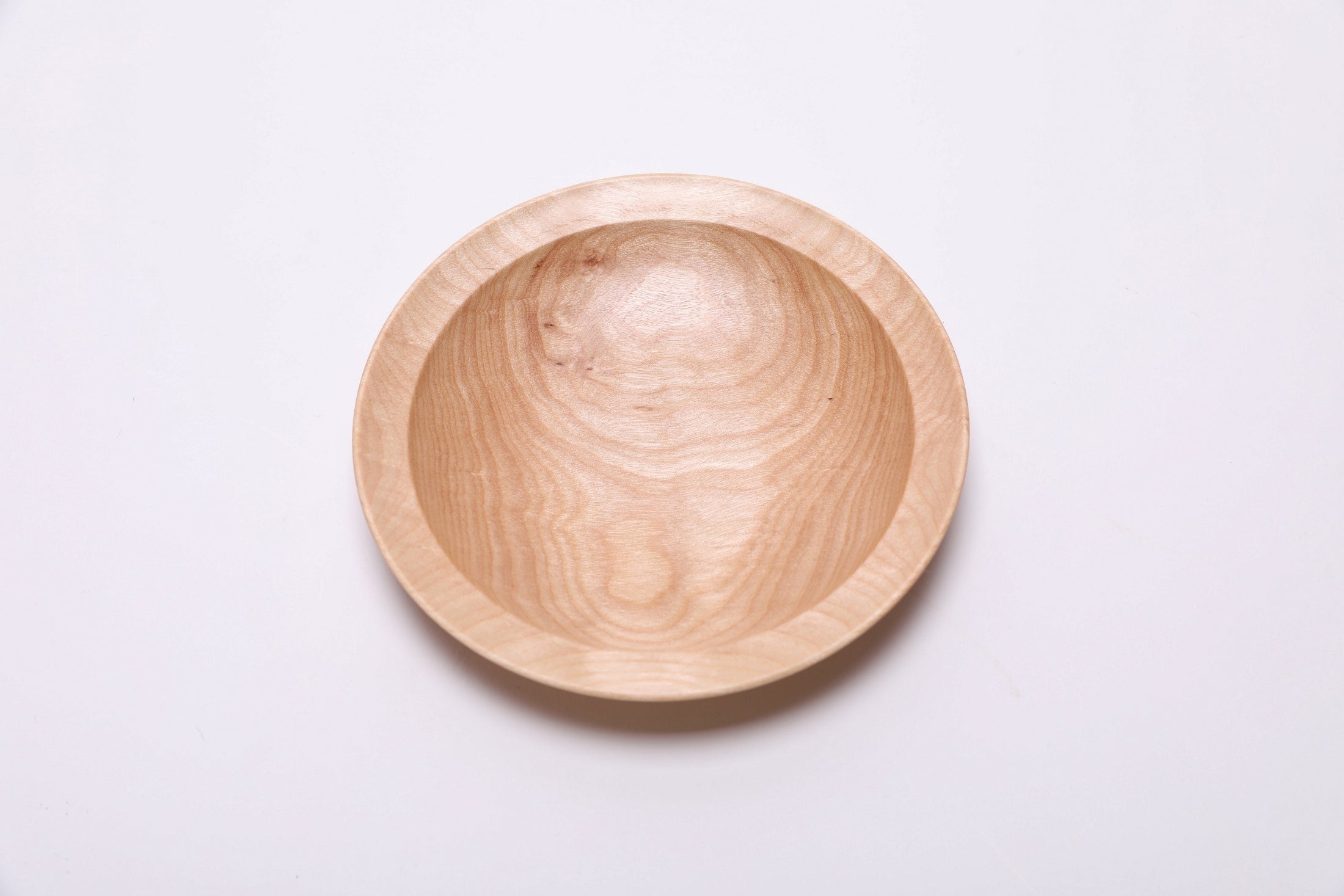 #2679 Curly Yellow Birch Wooden Ring Dish  (5 5/8" x 1")