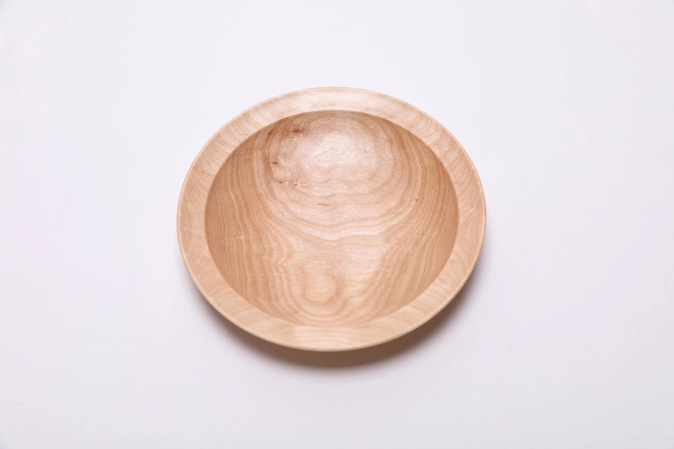 #2679 Curly Yellow Birch Wooden Ring Dish  (5 5/8" x 1")