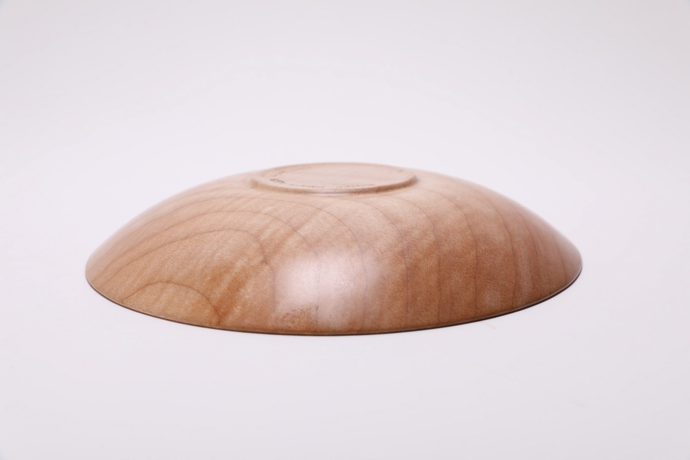 #2683 Tiger Big Leaf Maple Wooden Bowl  (9 3/8" x 1 1/2")