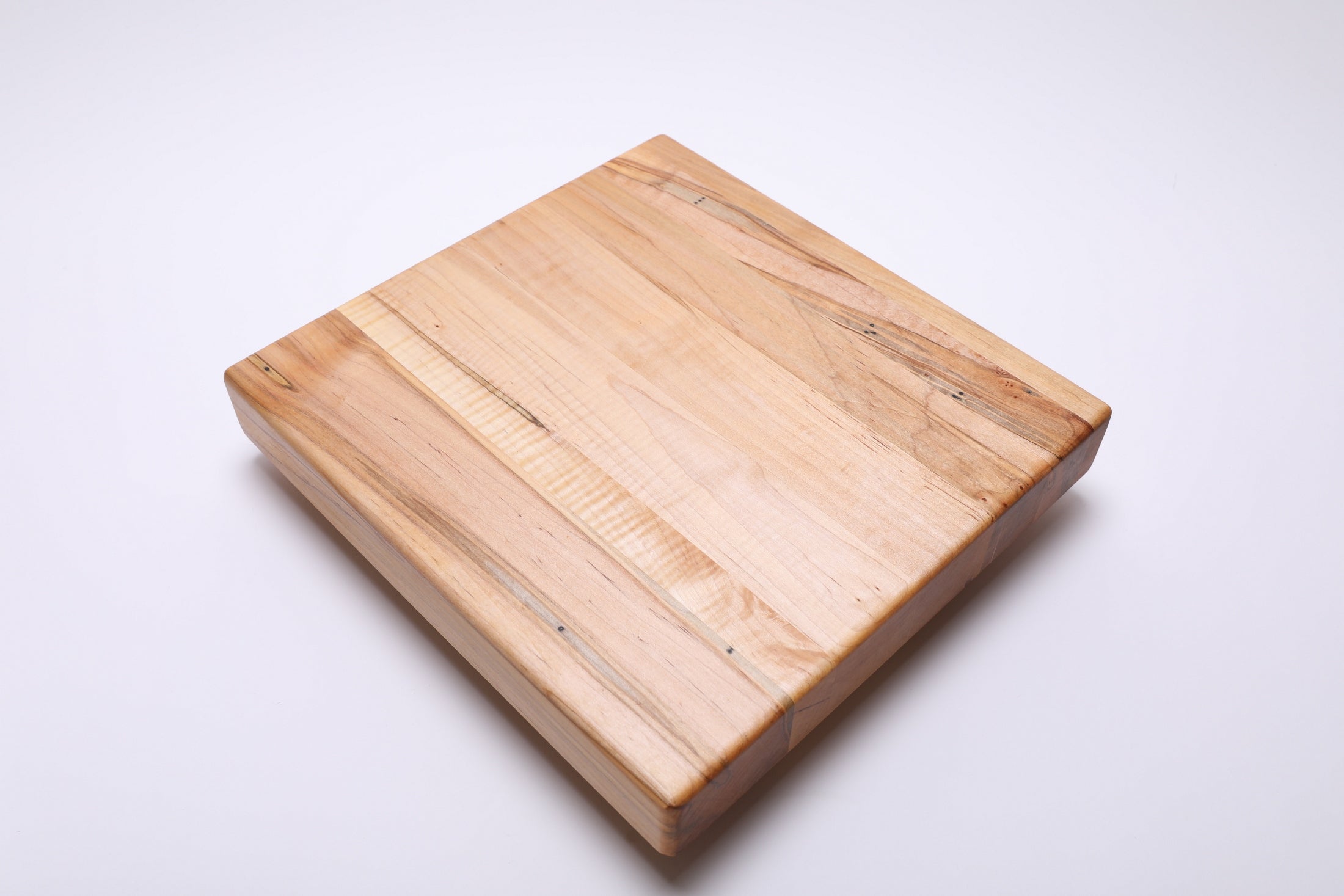 #3037 Edge Grain Ambrosia Maple Wooden Cutting Board  (13 1/2" x 12 5/8" x 2")