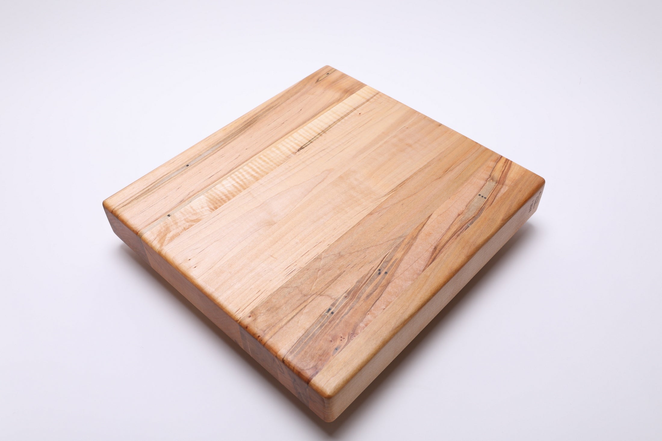 #3037 Edge Grain Ambrosia Maple Wooden Cutting Board  (13 1/2" x 12 5/8" x 2")