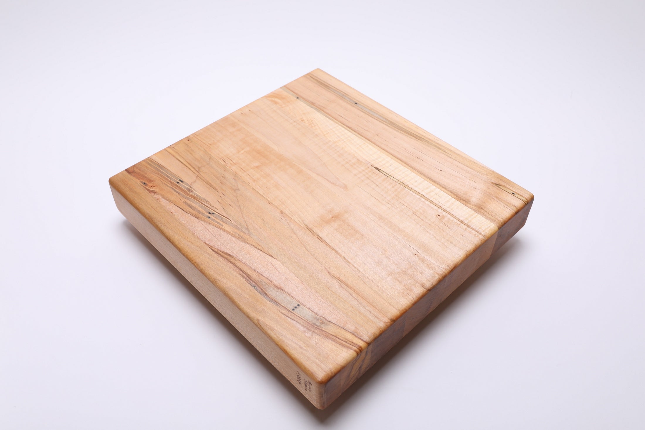 #3037 Edge Grain Ambrosia Maple Wooden Cutting Board  (13 1/2" x 12 5/8" x 2")