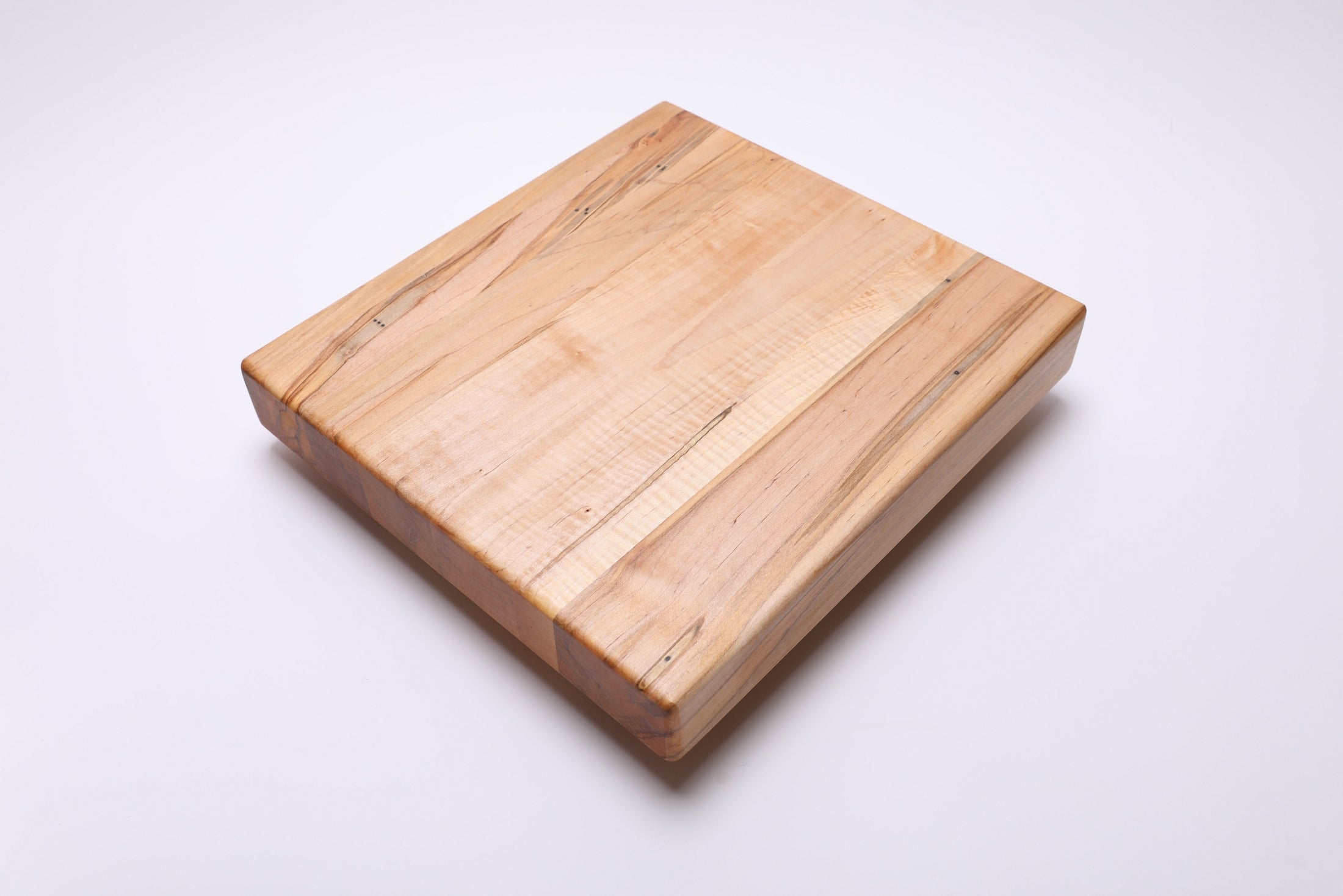 #3037 Edge Grain Ambrosia Maple Wooden Cutting Board  (13 1/2" x 12 5/8" x 2")