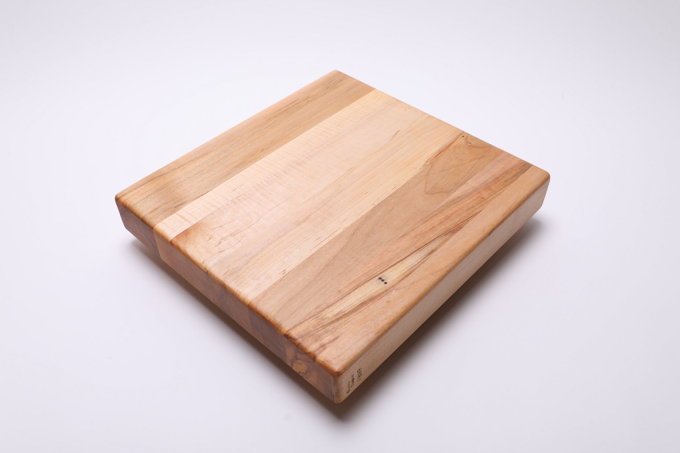 #3037 Edge Grain Ambrosia Maple Wooden Cutting Board  (13 1/2" x 12 5/8" x 2")