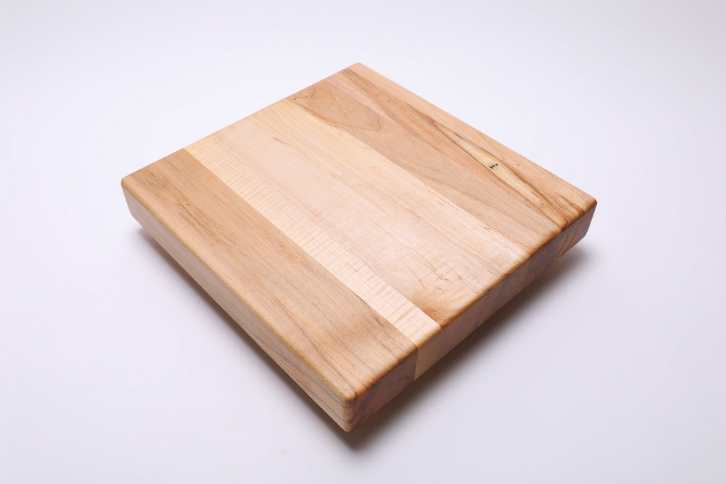 #3037 Edge Grain Ambrosia Maple Wooden Cutting Board  (13 1/2" x 12 5/8" x 2")