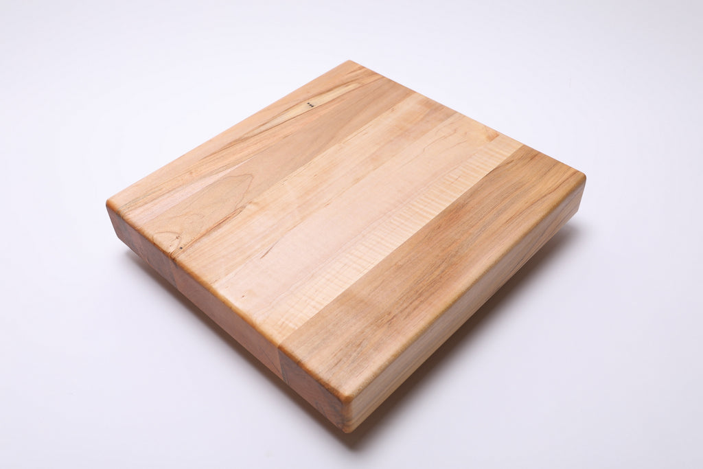 #3037 Edge Grain Ambrosia Maple Wooden Cutting Board  (13 1/2" x 12 5/8" x 2")
