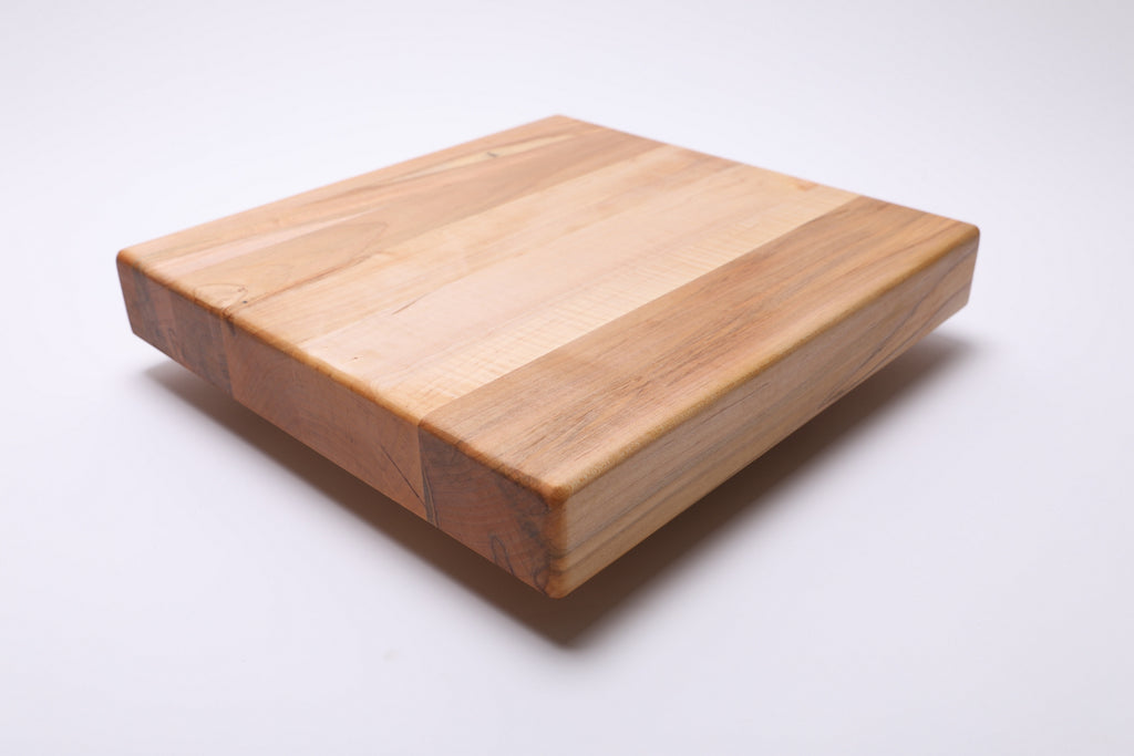 #3037 Edge Grain Ambrosia Maple Wooden Cutting Board  (13 1/2" x 12 5/8" x 2")