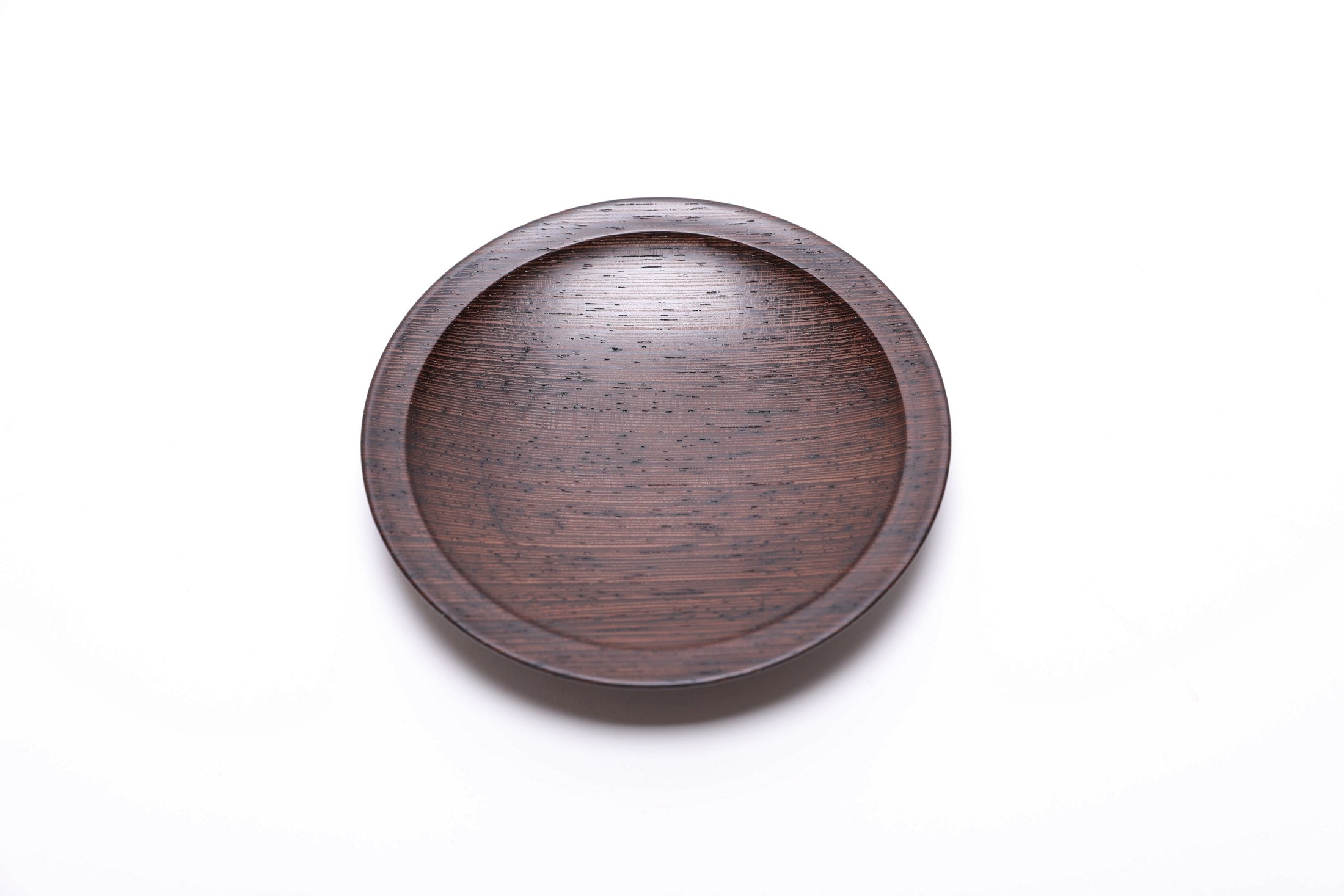 #2687 Small Black Palm Wooden Ring Dish (5 1/4" x 7/8")