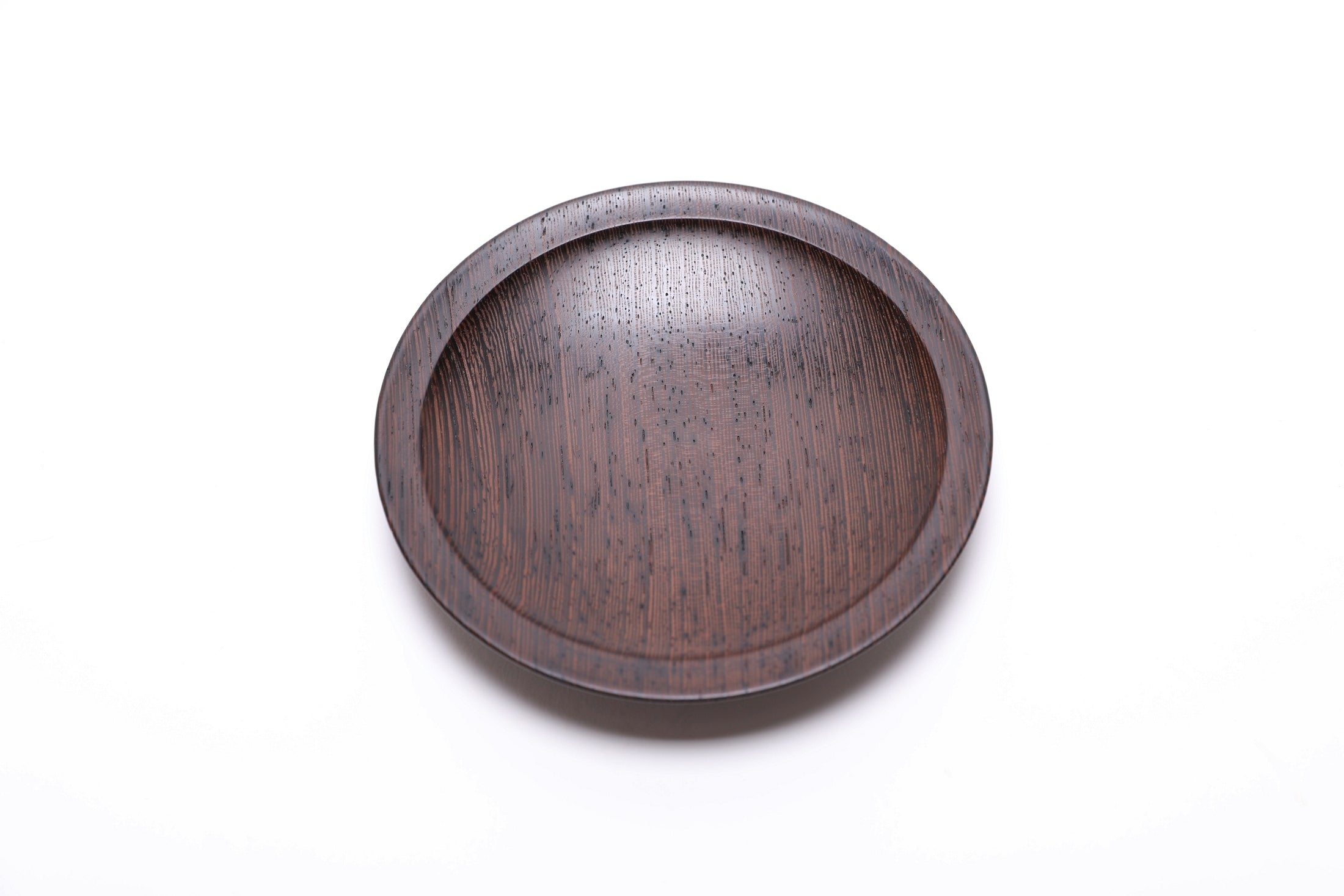 #2687 Small Black Palm Wooden Ring Dish (5 1/4" x 7/8")