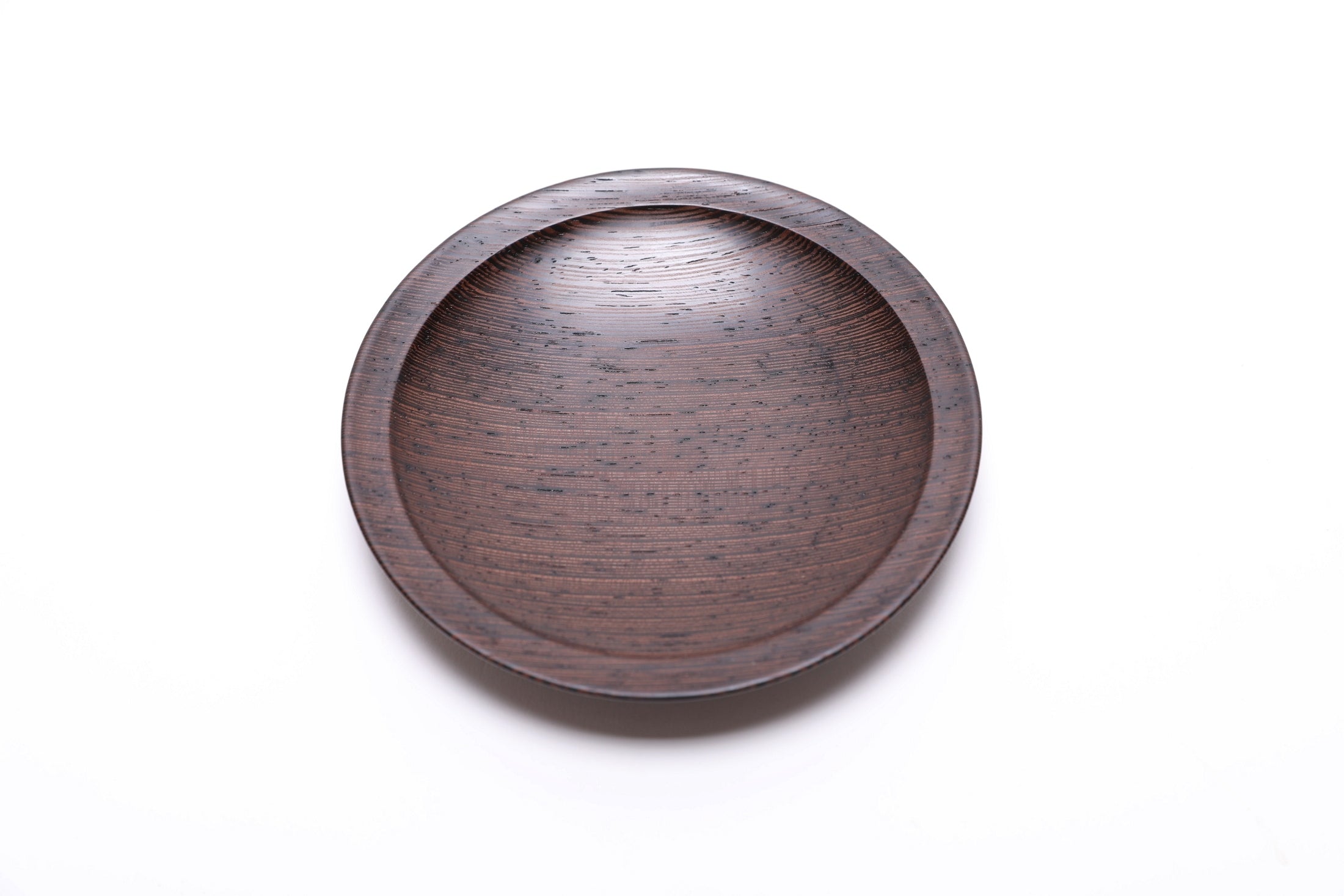 #2687 Small Black Palm Wooden Ring Dish (5 1/4" x 7/8")