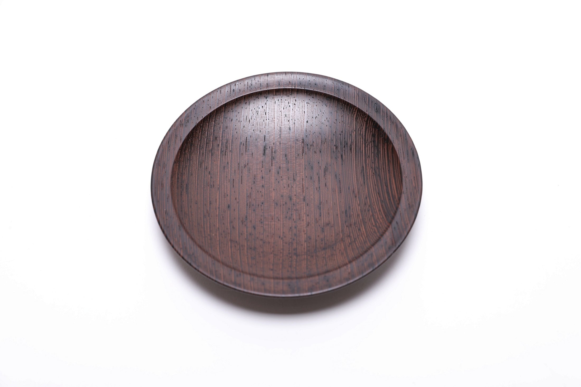 #2687 Small Black Palm Wooden Ring Dish (5 1/4" x 7/8")