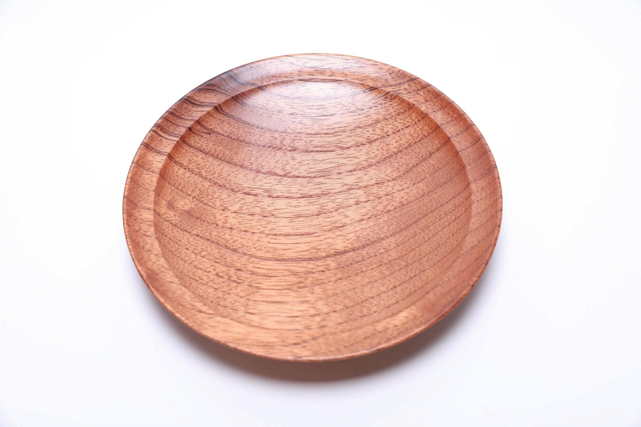 #2689 Sapele Shallow Wooden Dish (8 1/4" x 1 1/4")