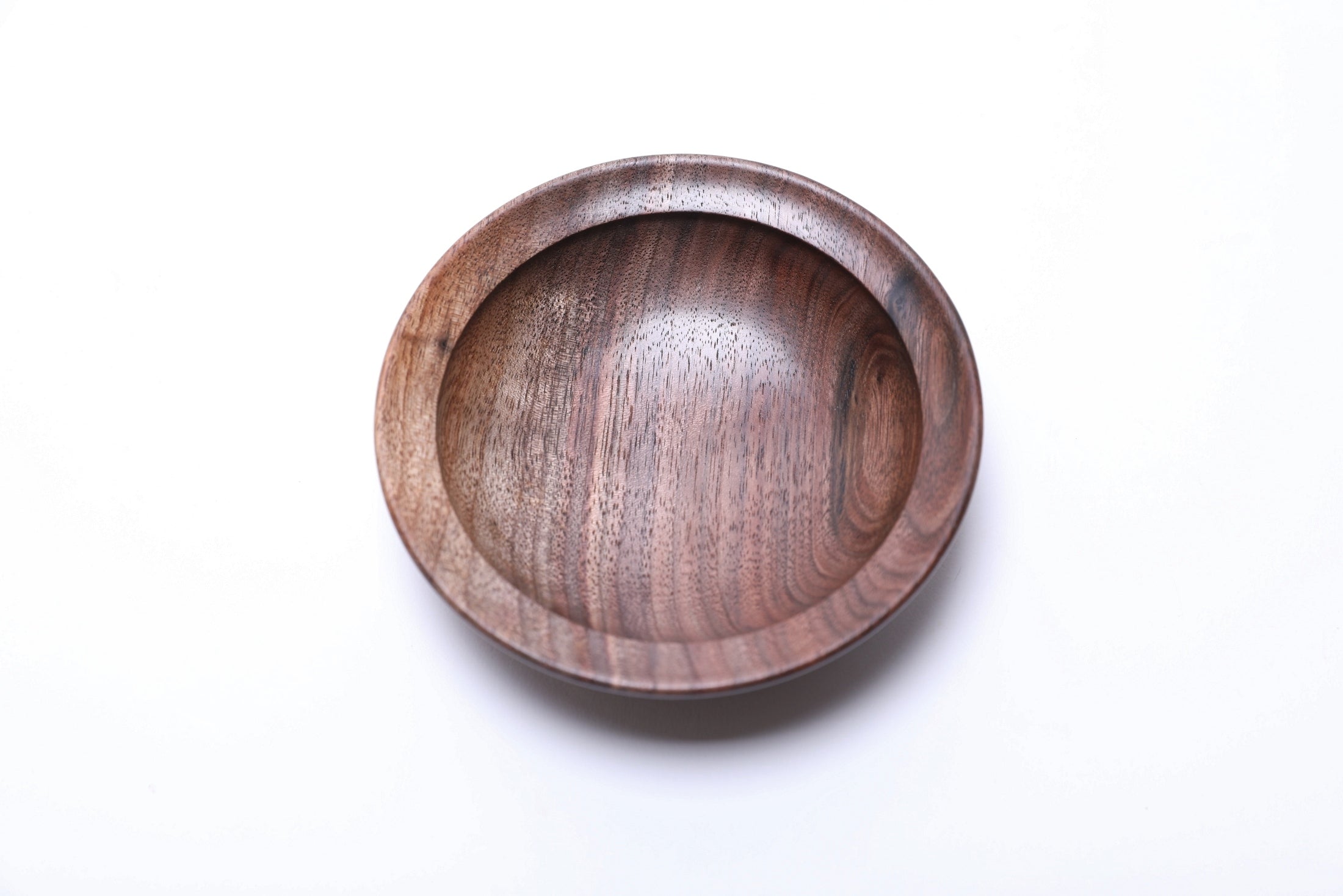 #2691 Wild Black Walnut Wooden Ring Dish  (4 3/8" x 1 1/4")