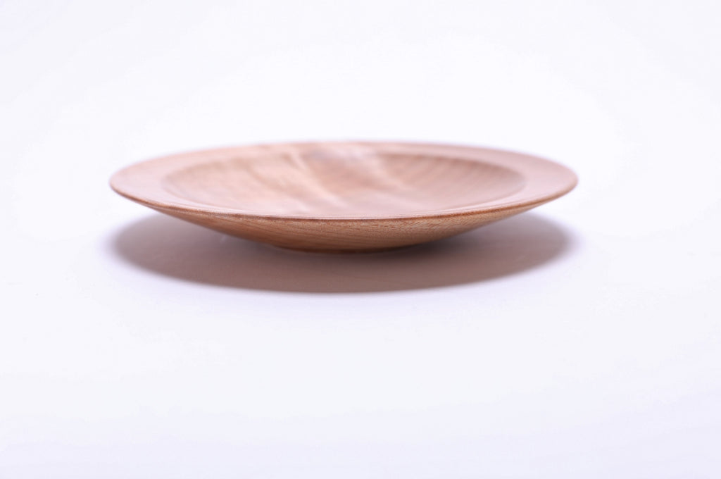#2696 Quilted Big Leaf Maple Wooden Ring Dish  (5 1/2" x 3/4")