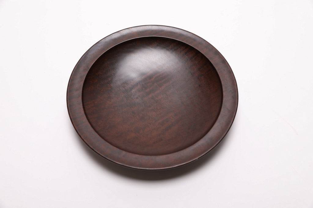 #2700 Thermally Modified (Roasted) Tiger Maple Wooden Bowl  (7" x 1 1/8")