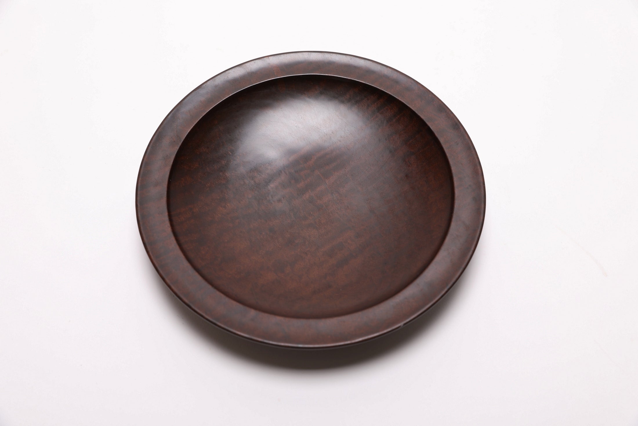 #2700 Thermally Modified (Roasted) Tiger Maple Wooden Bowl  (7" x 1 1/8")