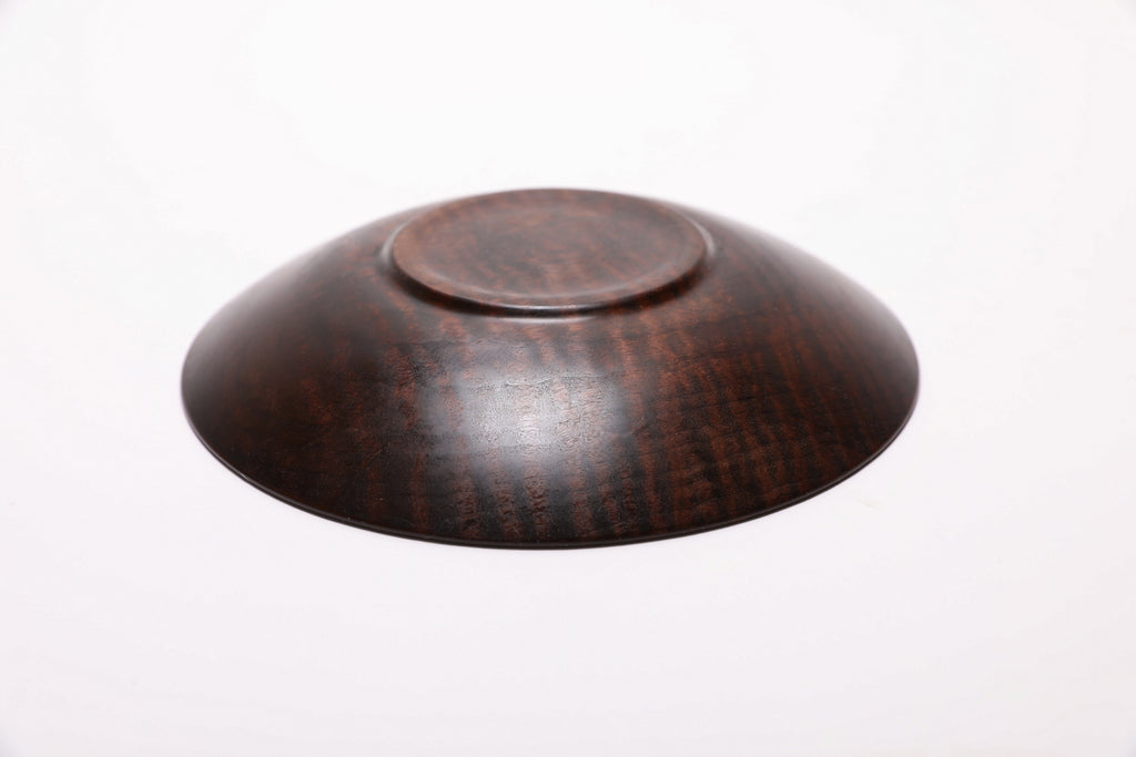 #2700 Thermally Modified (Roasted) Tiger Maple Wooden Bowl  (7" x 1 1/8")