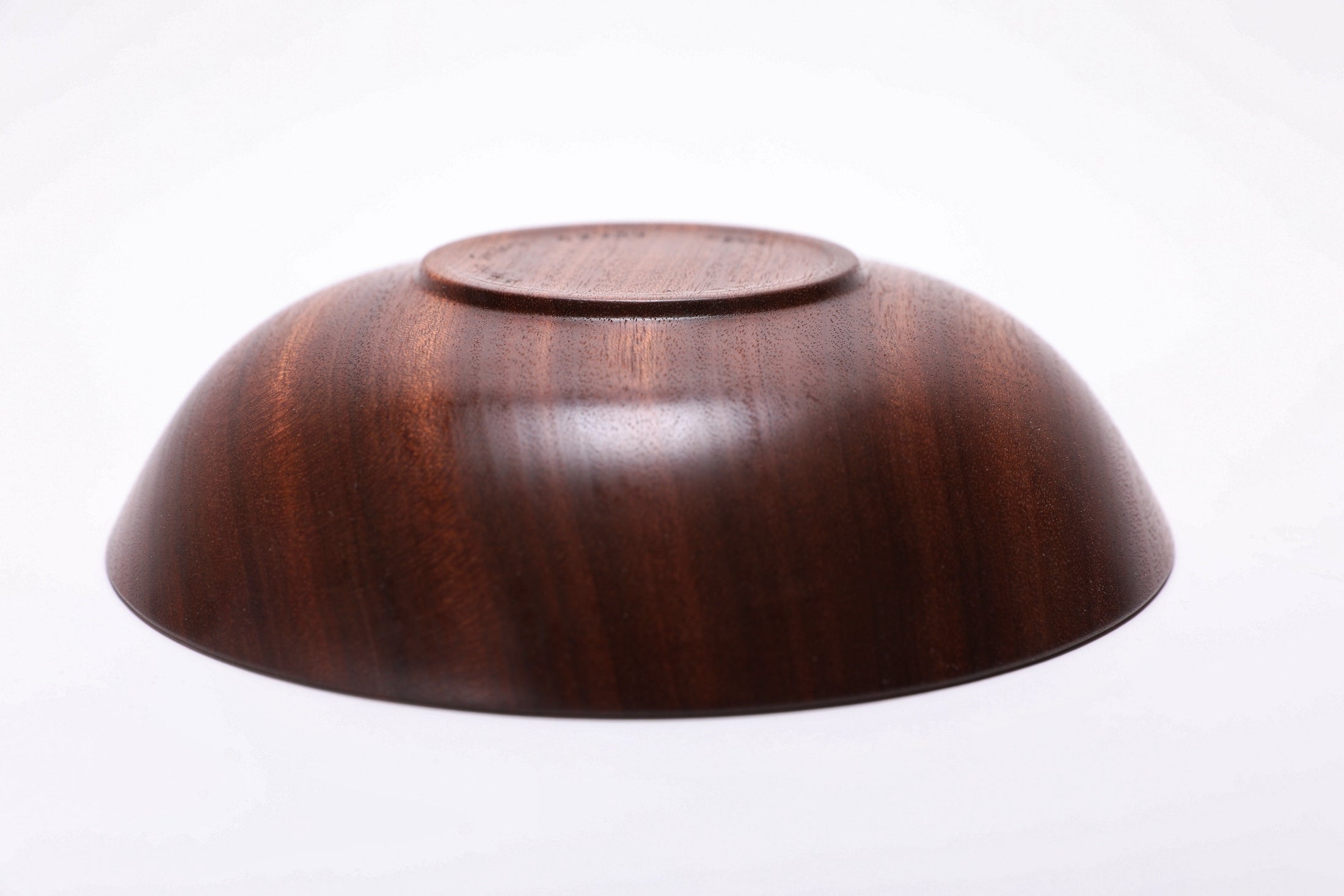 #2704 Ribbon Sapele Wooden Bowl  (7 3/4" x 2")