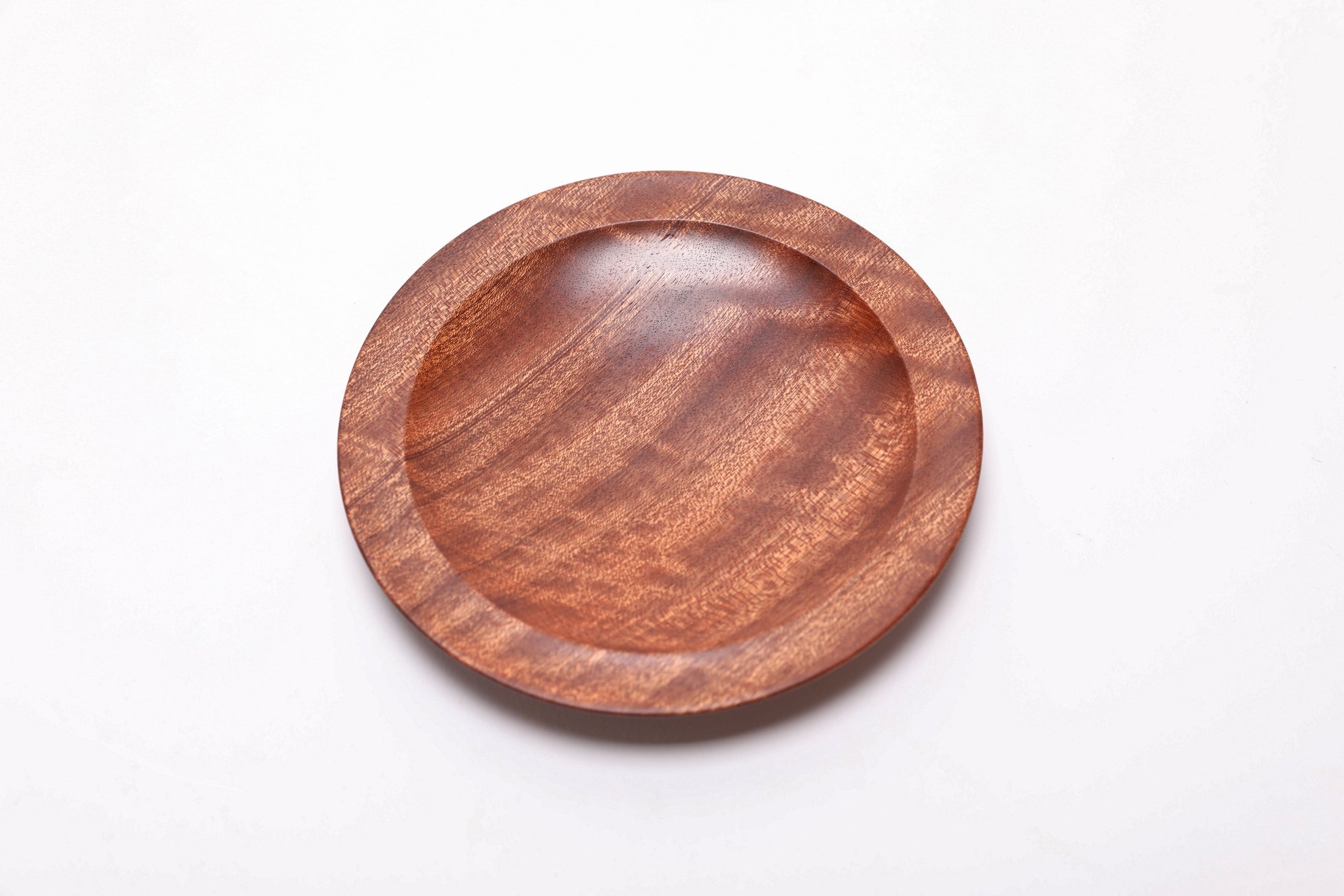 #2702 Quilted Ribbon Sapele Wooden Ring Dish  (5 1/4" x 5/8")