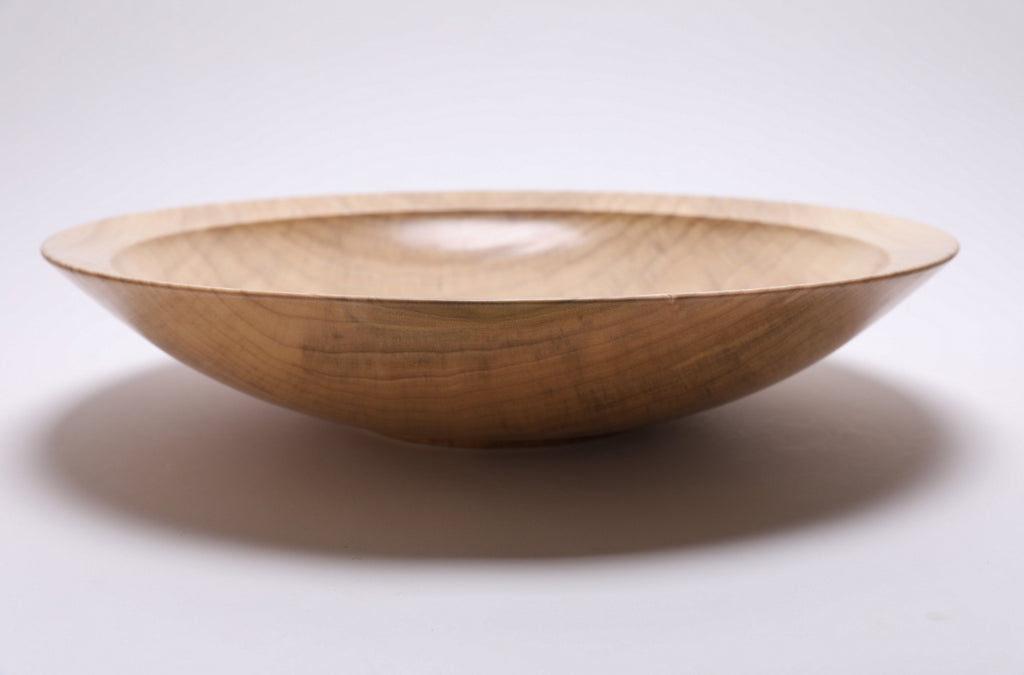 #2708 Large Curly Tulip Poplar Fruit, Salad and Dough Bowl  (16" x 3 3/8")